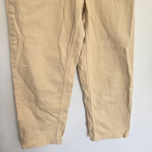 Everlane The Way High Jean Organic Cotton Soy Bean Yellow Straight Leg Women 30 - Picture 5 of 12